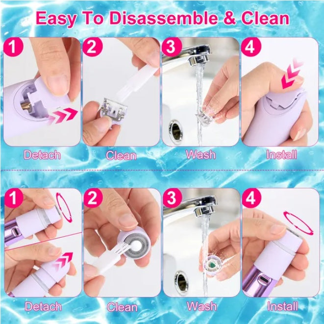 2-in-1  Bikini Double Headed Cordless Body Shaver