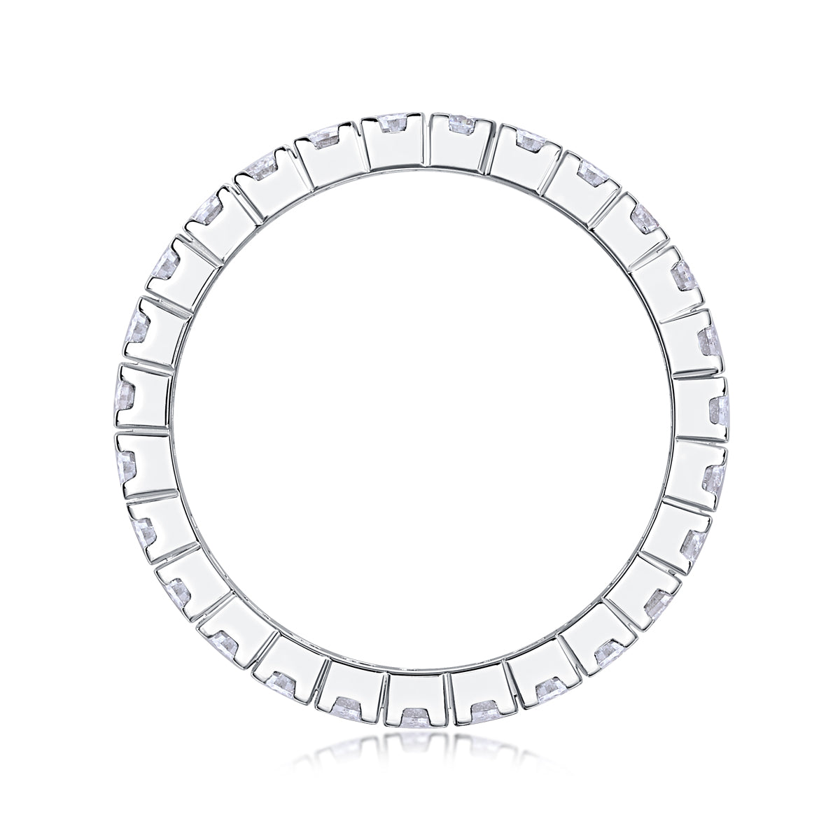 1Multi-row Diamond Ring Luxury Fashion Set Moissanite Silver Ring Prohibit TikTok sales