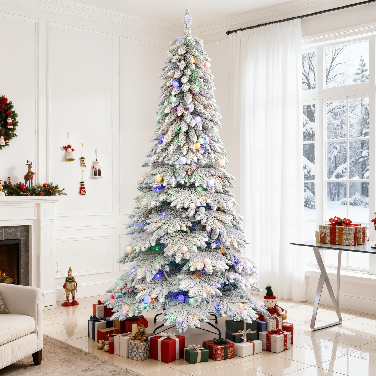 Illuminated Christmas Tree For Home Living Room Festive Decoration, Christmas Gifts And Ornaments, Perfect For Christmas Scene Setup