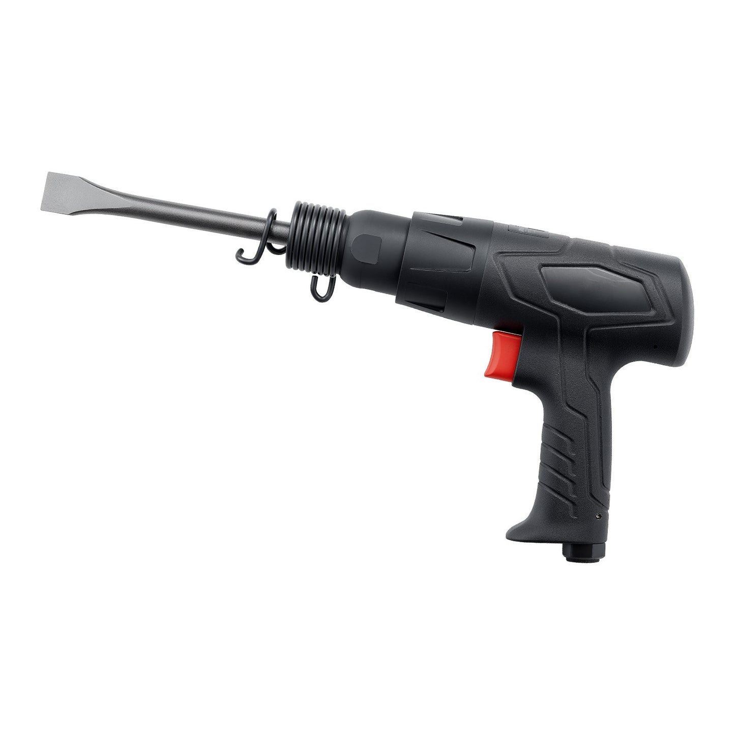 Air Hammer, 2500-2700BPM Pneumatic Hammer With 2.76-inch Stroke & 4PCS 6.7" Long Barrel Chisels, Pistol-Grip Compact Air Chisel Pneumatic Shovel Tool For Cutting Scraping Demolishing