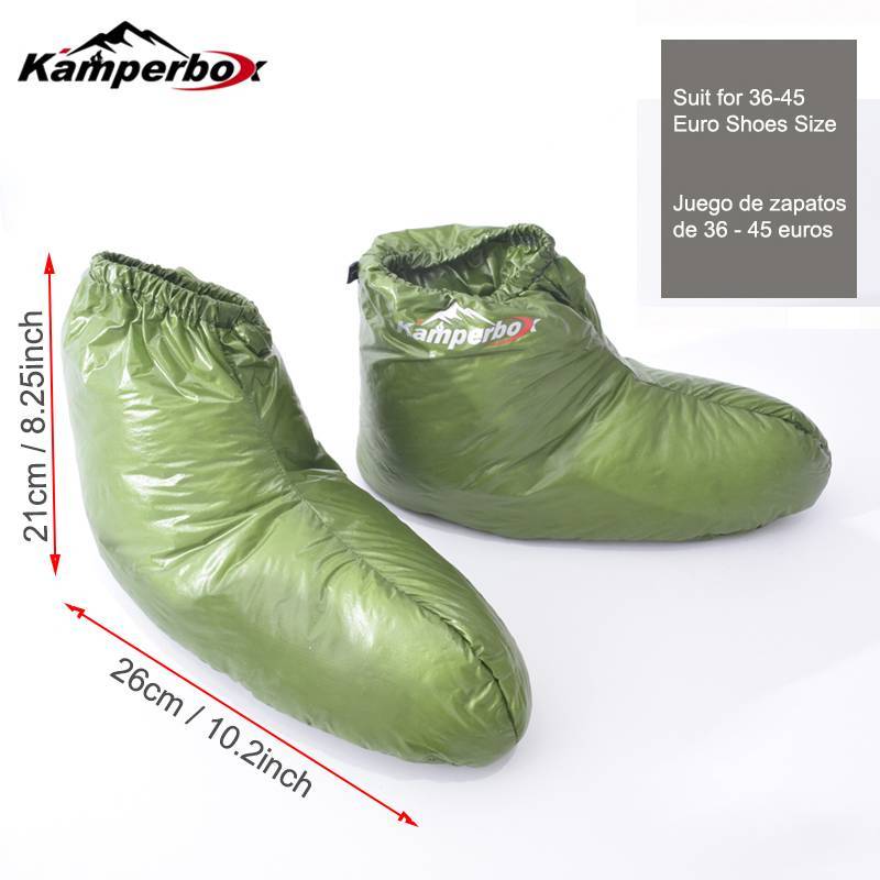 Kamperbox Down Socks Camping Down Boots Sleeping Bags Camping Down Socks