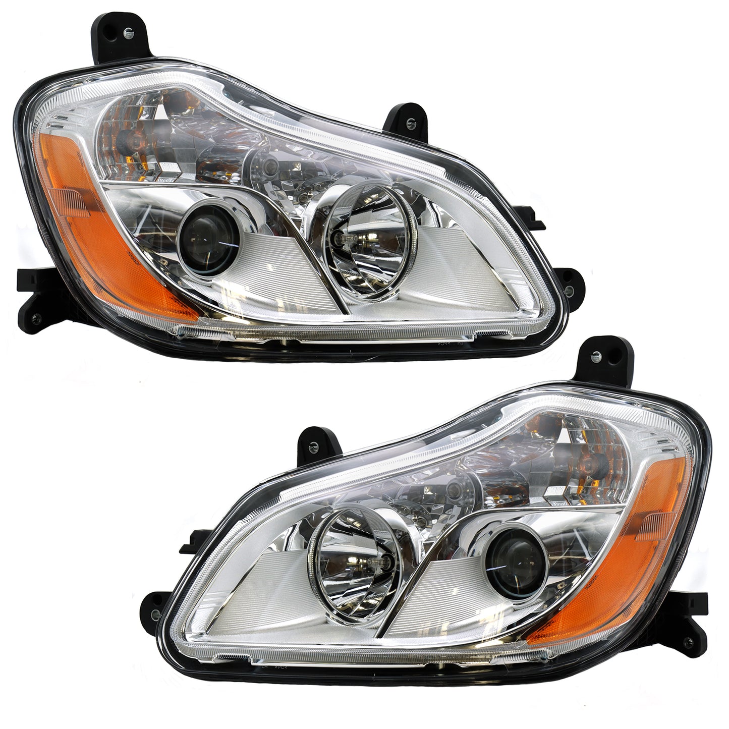 2013-2021, KENWORTH-T680 Front Headlight Assembly, American Version, Halogen, Including Bulb,