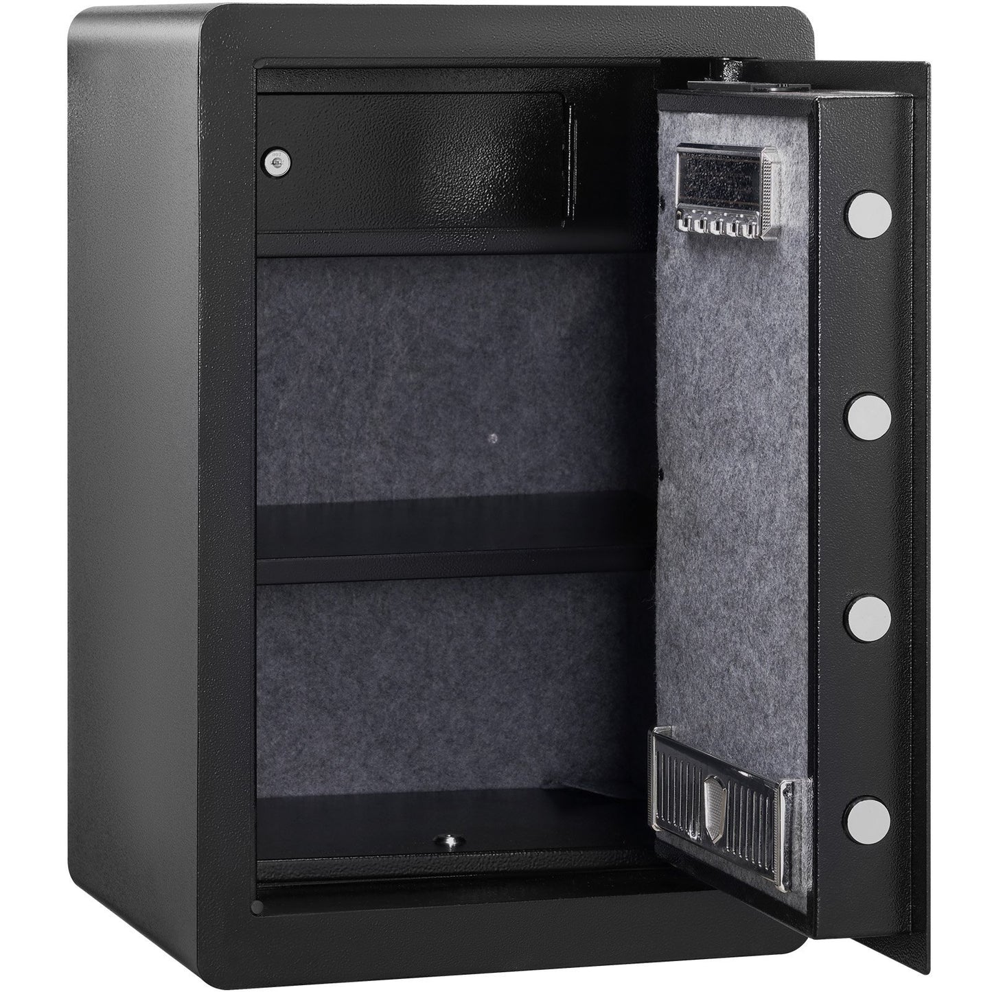 VEVOR Safe 2.2 Cubic Feet Home Safe Steel For Cash Gold 15.75x13x23.6 Inch