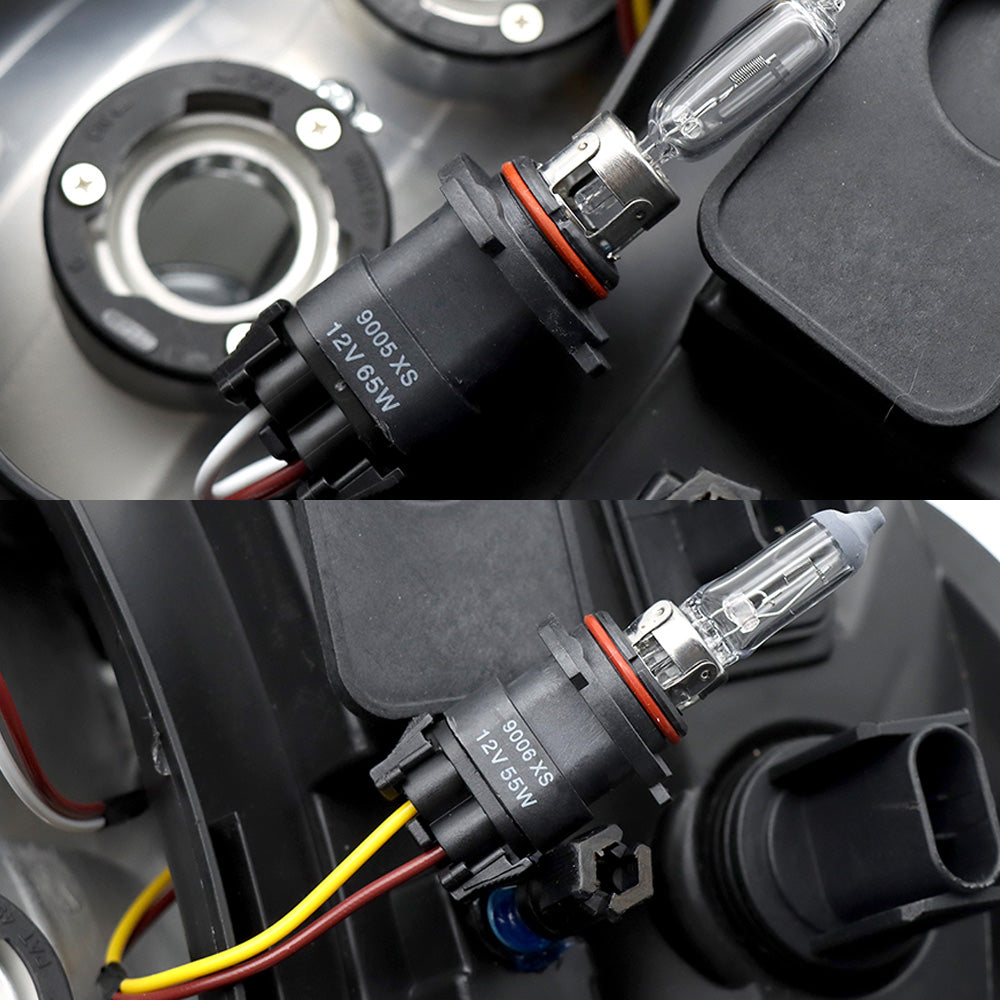 Chrome Halogen Headlights Assembly Compatible With Freightliner Columbia2004-2017 Driver Side,Left Light