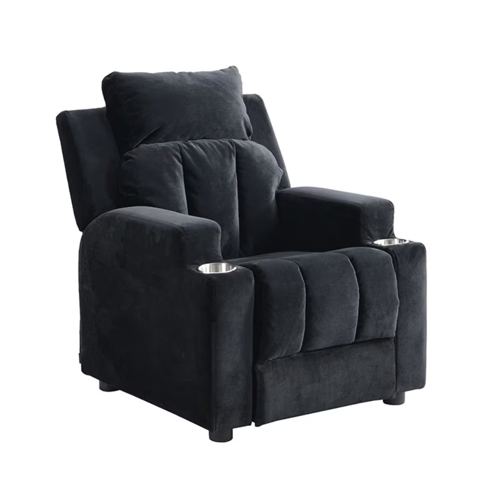 Upholstered Couch With One Cup Holder