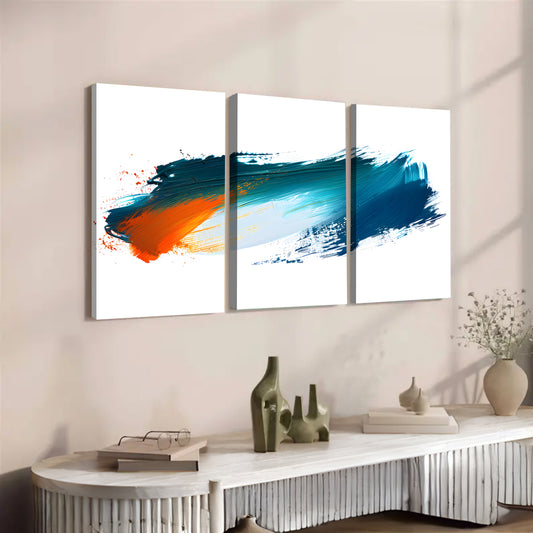 POD Customization - Modern Art Trilogy -Living Room Decoration