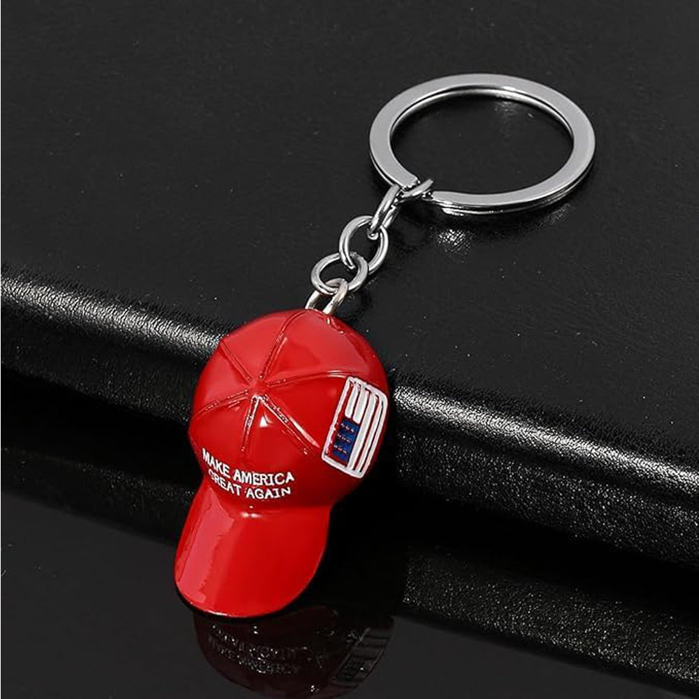 6PCS Trump Redcap Keychain Pendant Hanging Ornament