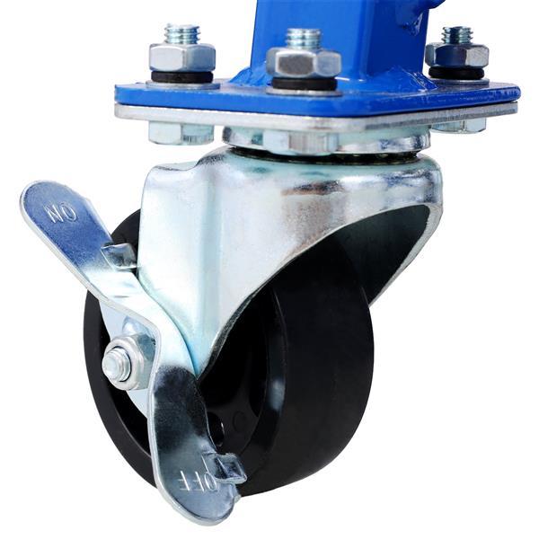 300 Pound Hydraulic Motorcycle Scissor Jack Lifting Foot Wheel Suitable For Small Off-road Vehicles, Blue, Prohibited PlatformTemu
