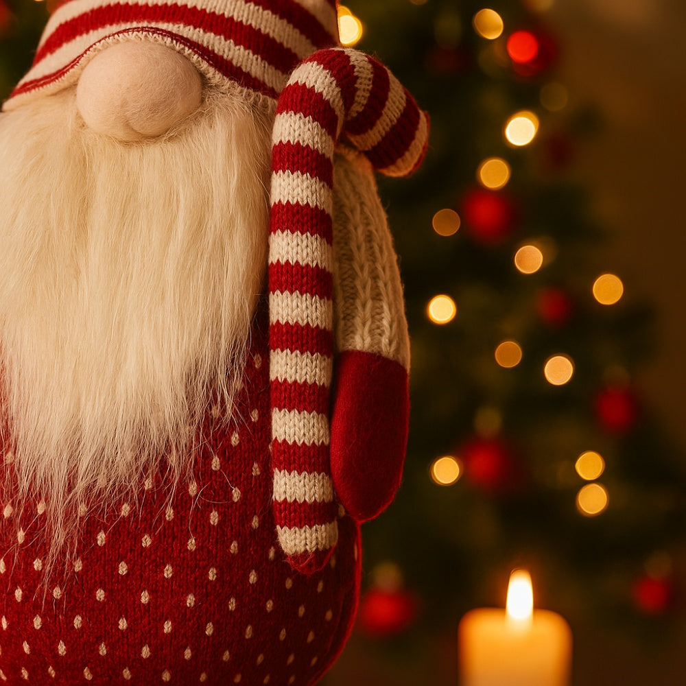 4PCS Set Christmas Gnome 21.3x5.5x25.5in Tall Festive Family Perfect For Holiday Decorations And Seasonal Indoor Outdoor Displays