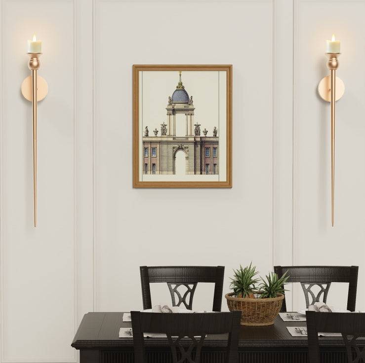 Holder Sconce With Battery Operated Candles Retro Chic Wall Sconces Candle Holder Decoration For Home Decor, For Hallways, Bedrooms, Or Living Rooms