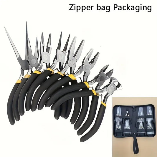 8PCs Jewelry Pliers Suit Pointed Nose Pliers