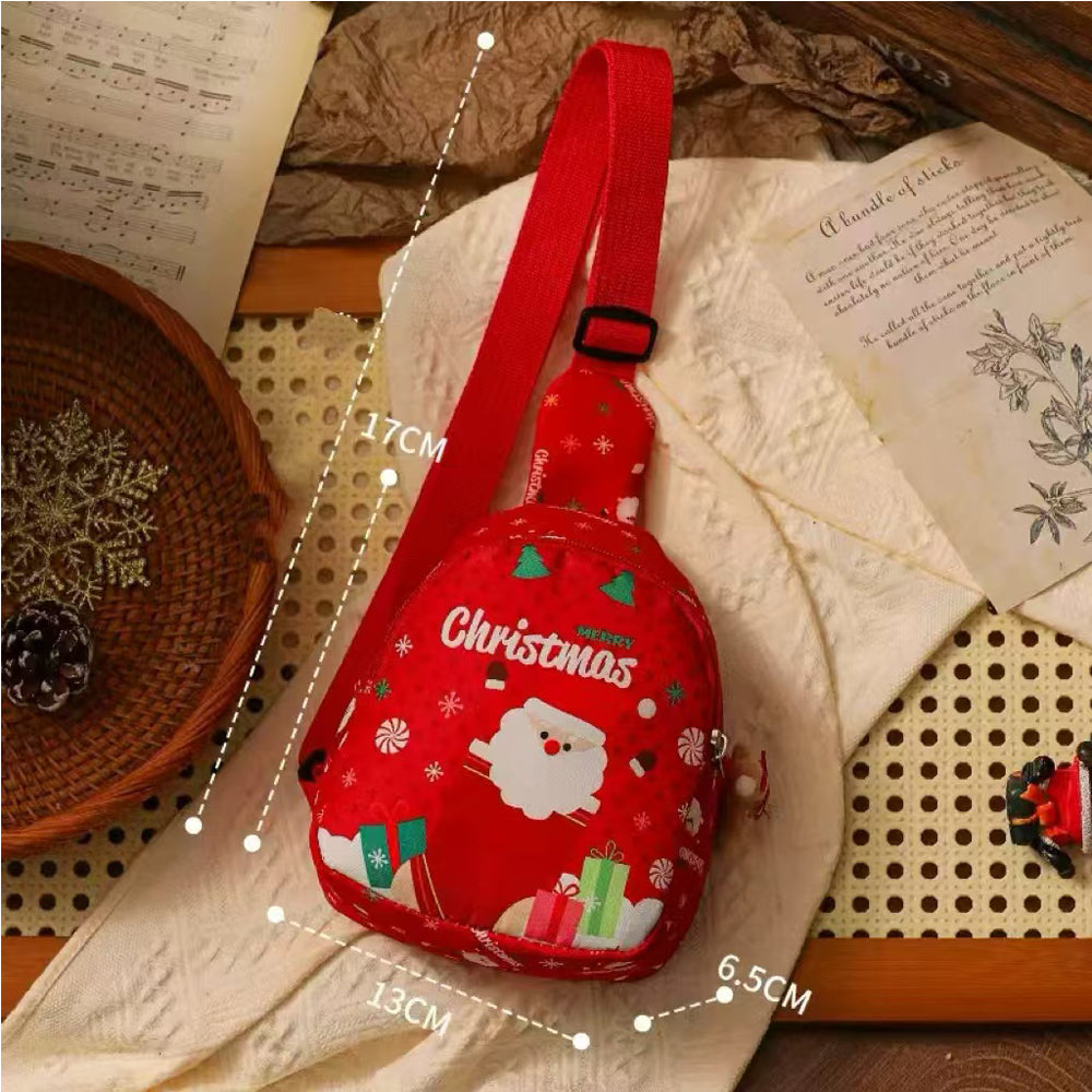 Christmas Santa Handheld Gift Bag - Festive Waterproof Gift Wrap For Holiday Presents, Perfect For Christmas Eve Apple Gift Boxes & Small Gifts