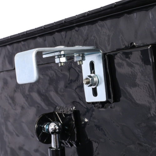 29inch Aluminum Tool Box, heavy Duty Truck Bed Tool Box, outdoor Trailer Pickup Storage Tool Box,RV Storage Organizer,underbody Box W Lock Keys,black 29x16.5x18.5inch