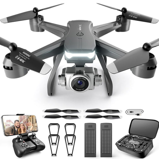 V14 Professional Drone 6K HD Dual Camera Wifi FPV Portable RC Quadcopter 2 BATTERY, Drones Suitable For Adults & Beginners.Logistics Is Randomly Sent By UPS,USPS,Self-pickup.