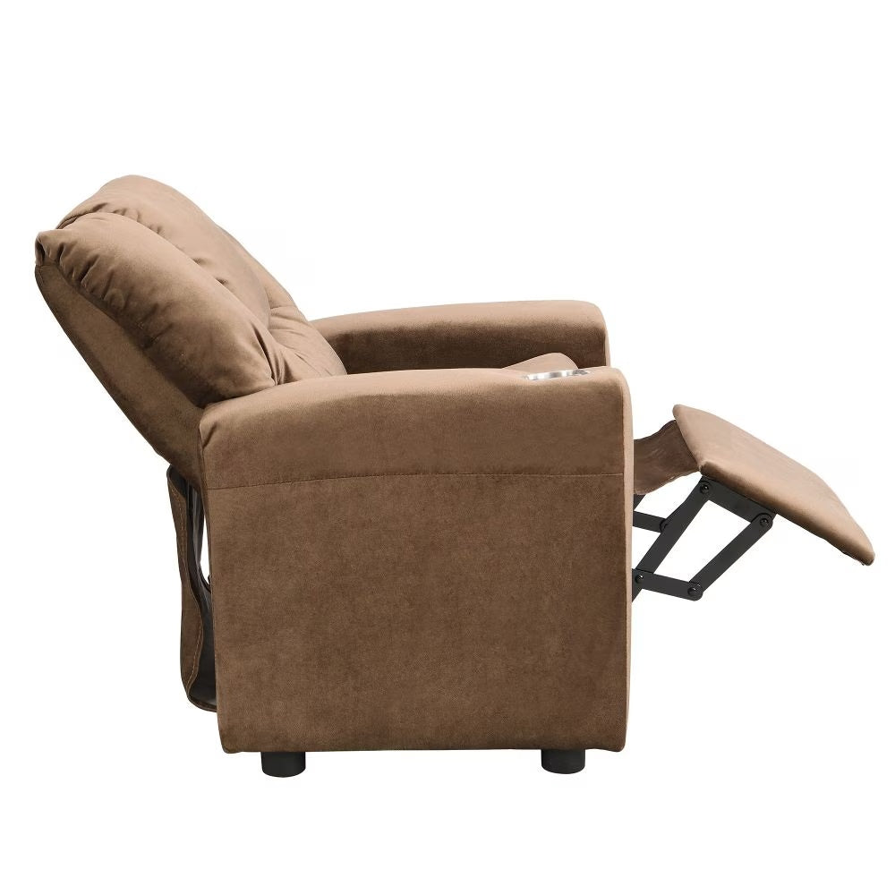 Upholstered Couch With One Cup Holder