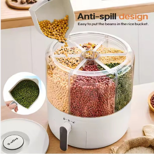 Rice Storage Containers Food Grain Cereal Bins Pet Food Storage Yikexiomi Bucket