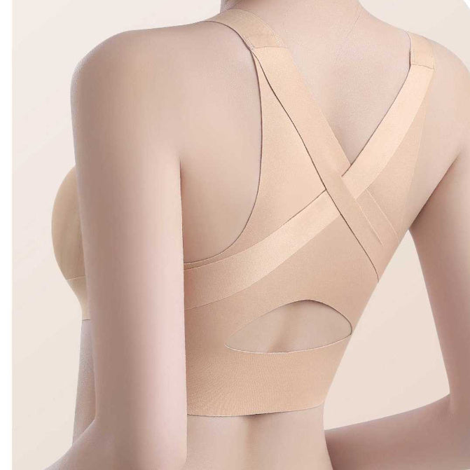 Jiaozi Lifting Anti-sagging Shaping Beauty Back Polyester Bra