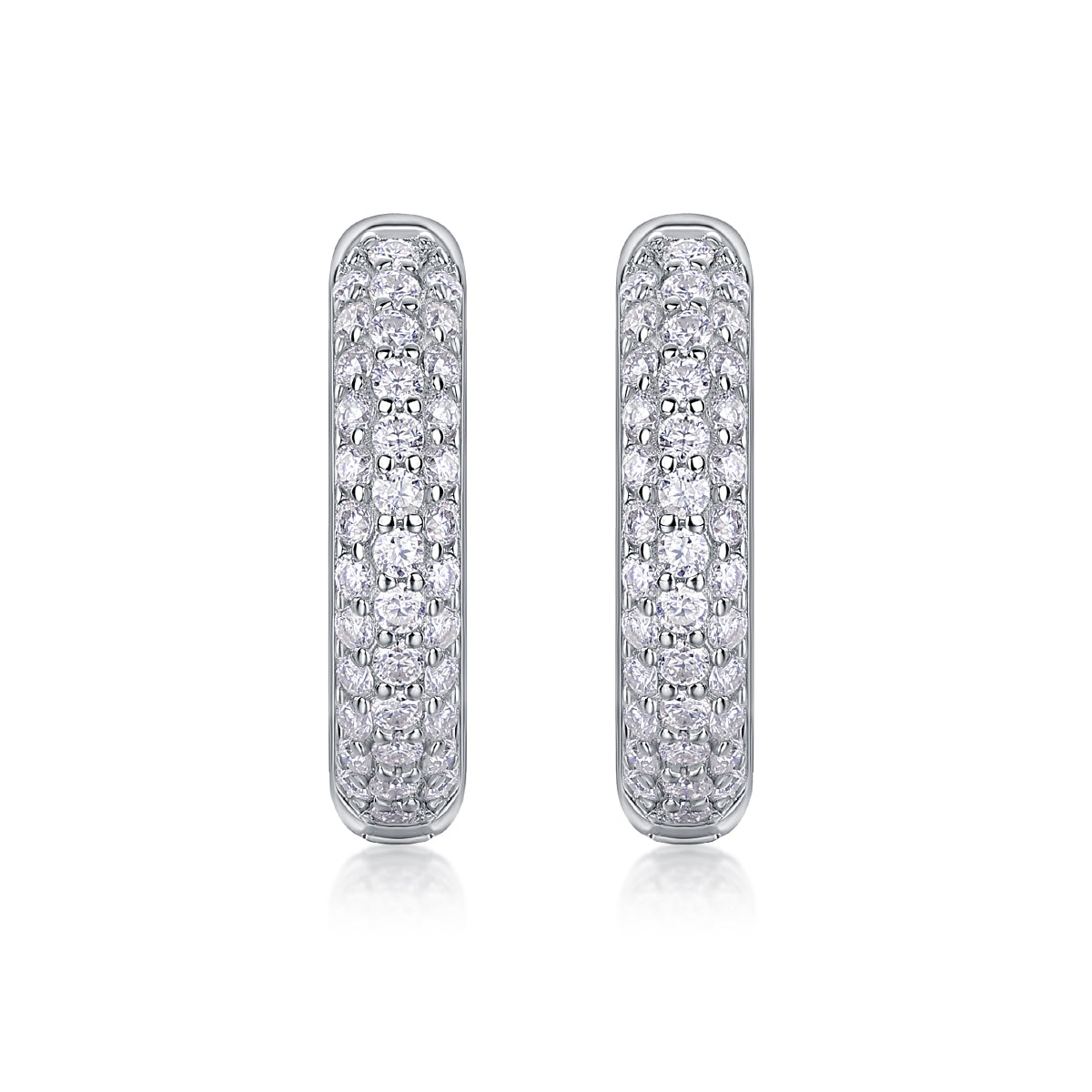 1Corner Star Diamond Set Moissanite Silver Earrings Luxury Fashion Diamond Earrings Stud Earrings Prohibit TikTok sales
