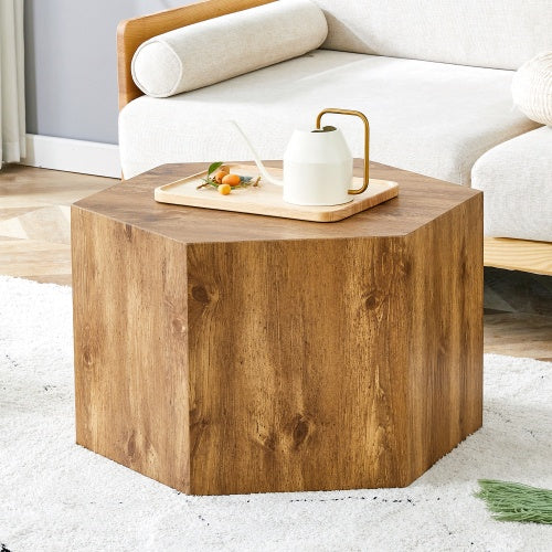 Modern MDF Coffee Table, With Complex Banana Texture Patterns, Style And Texture Coffee Table To Redefine Your Interior Decoration And Enhance Your Living Space, Stylish And Durable Design