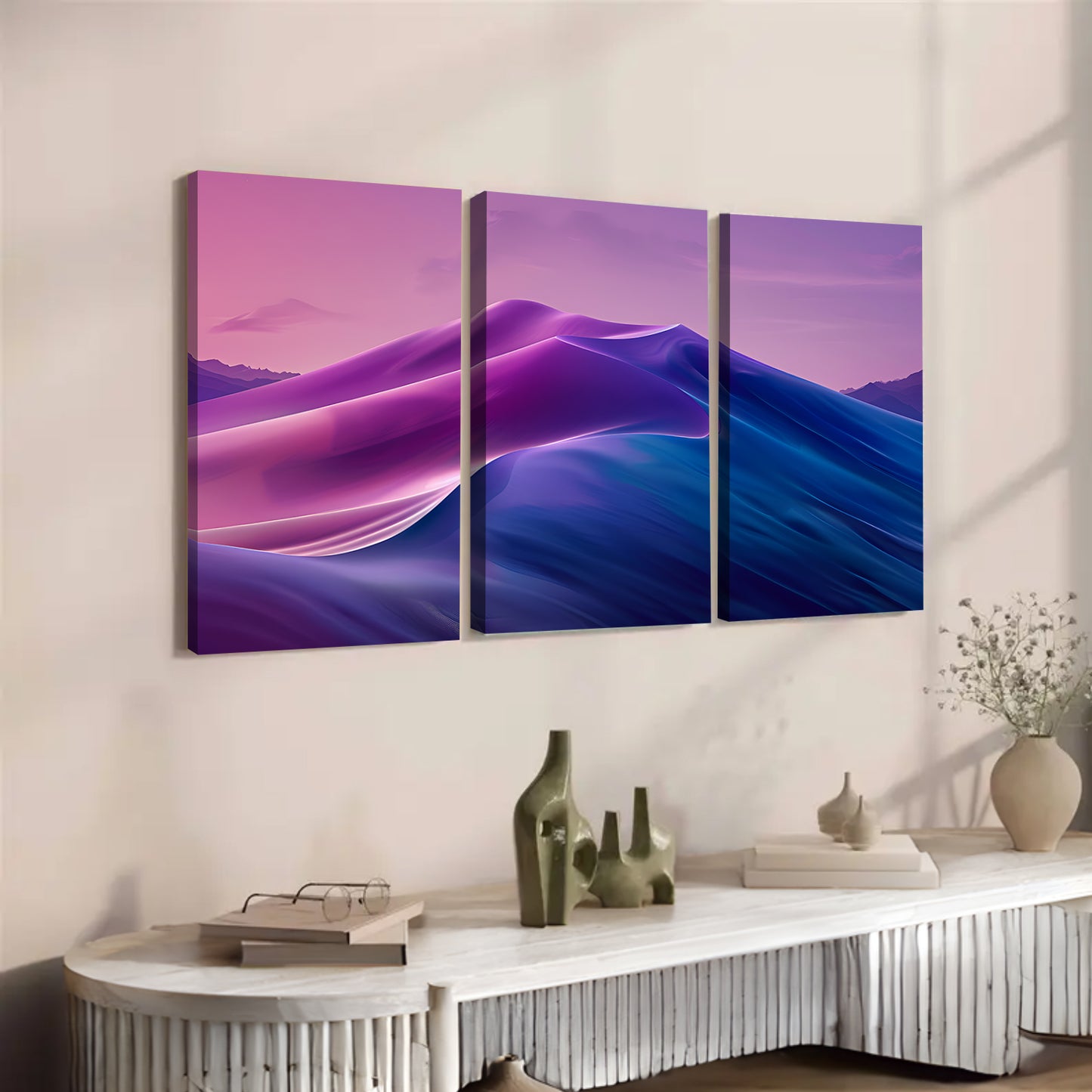 POD Customization - Modern Art Trilogy -Living Room Decoration