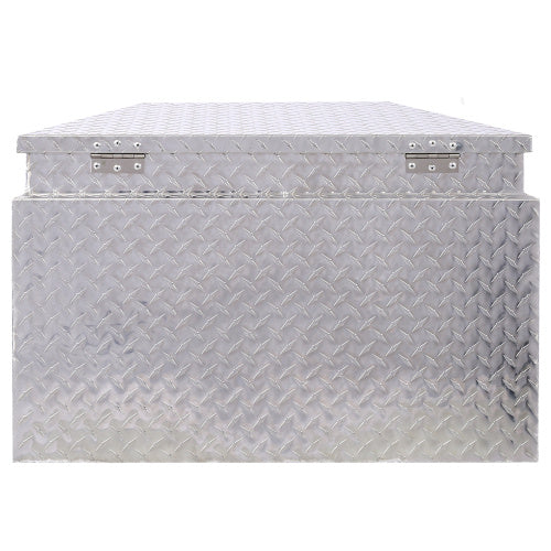29inch Aluminum Tool Box, heavy Duty Truck Bed Tool Box, outdoor Trailer Pickup Storage Tool Box,RV Storage Organizer,underbody Box W Lock Keys,silver, 29x16.5x18.5inch