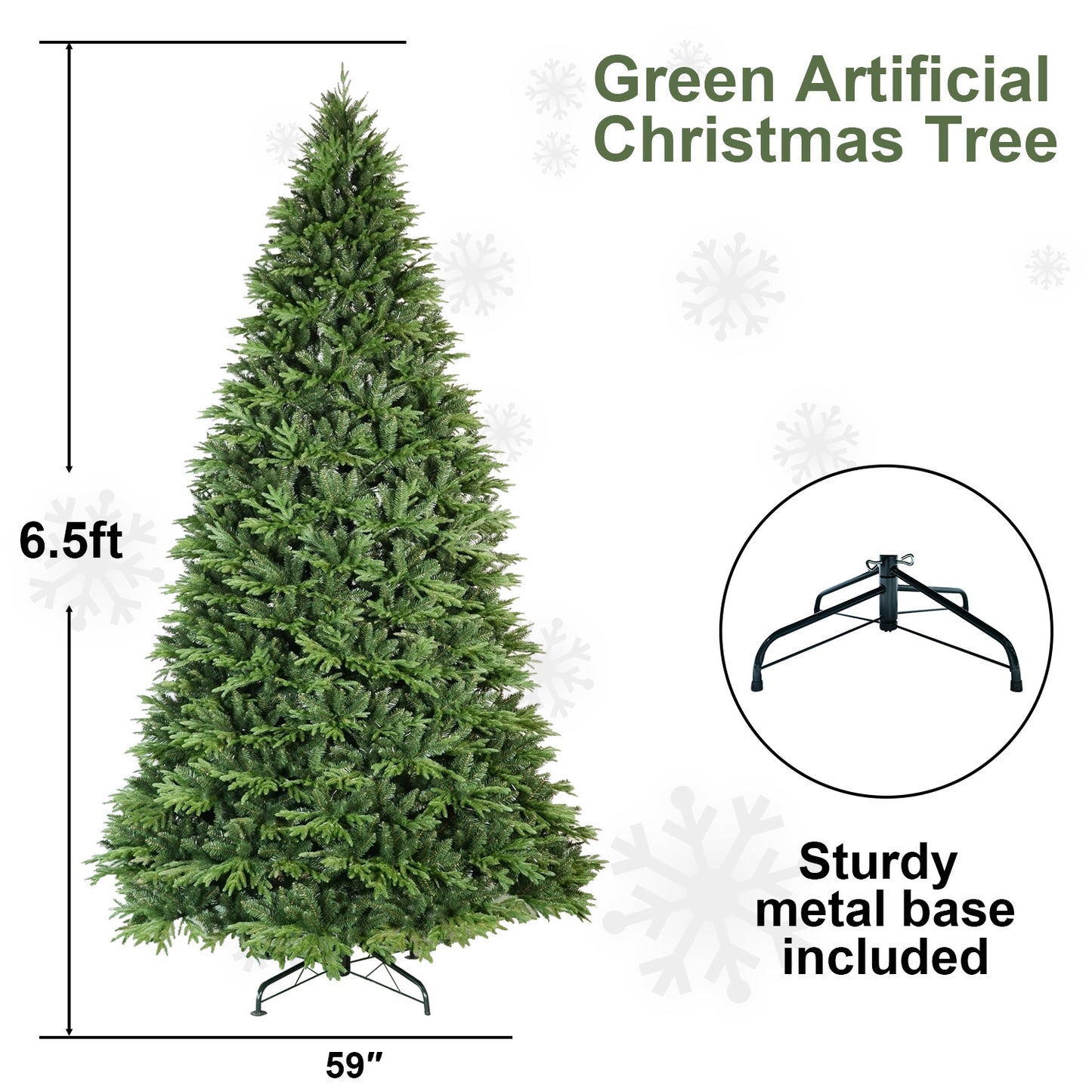 PVC Christmas Tree, Christmas Decorations, Green