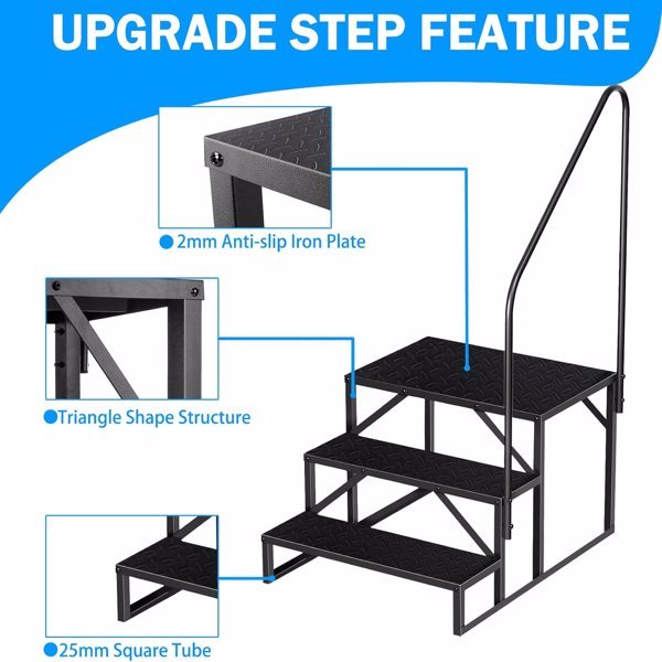 RV Ladder Stool, 3-level Ladder