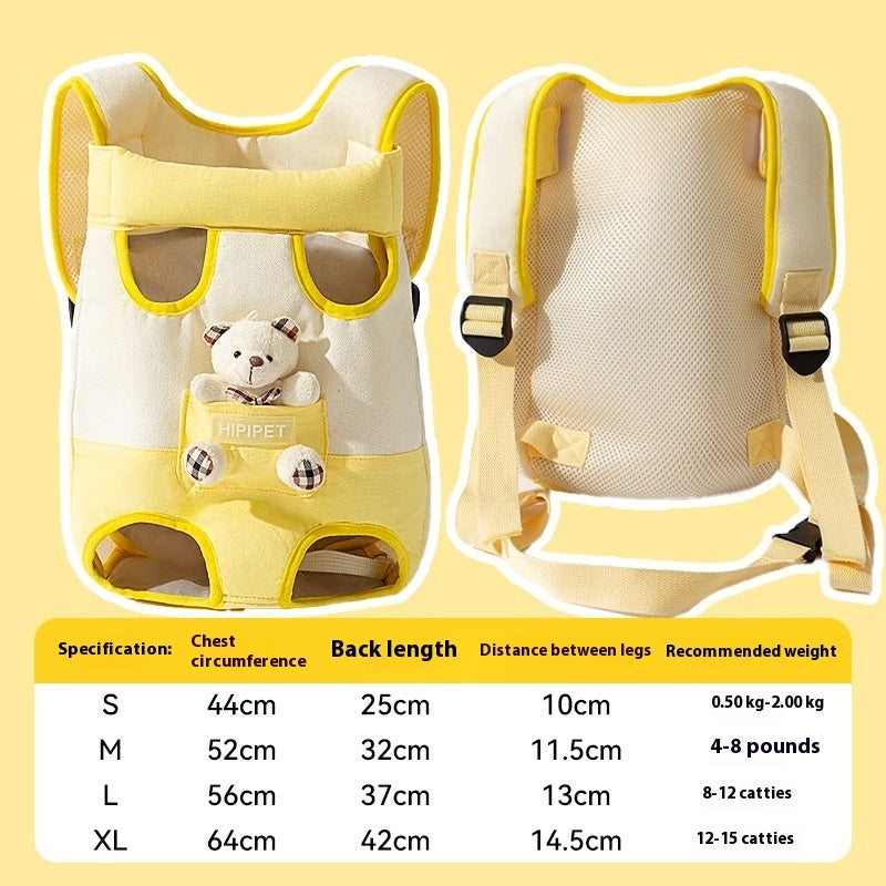 Pets Cartoon Cute Chest Bag Portable