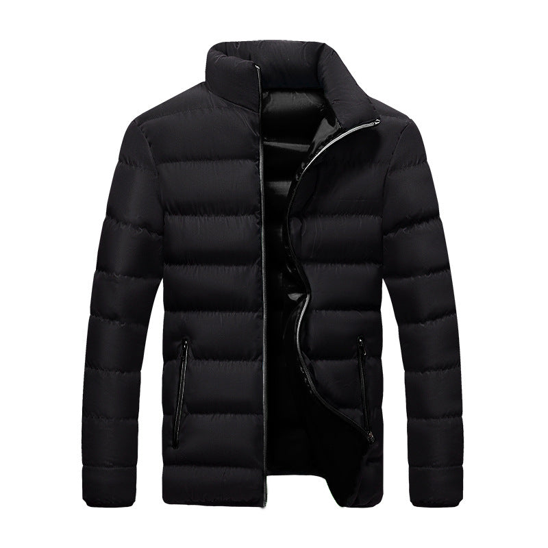 Men Winter Jacket Slim Fit Breadwear Thickened Cotton Coat Foreign Trade Men`s Coat Men Plus Jackets