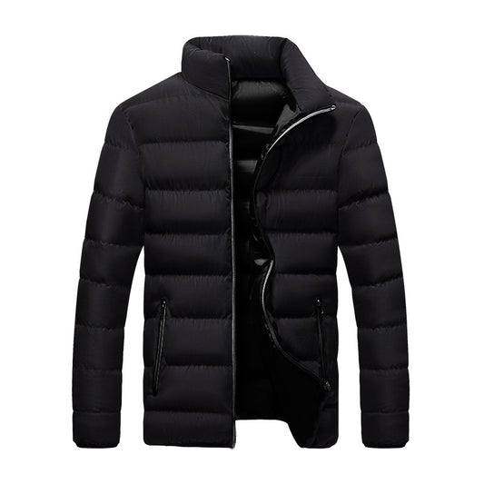 Men Winter Jacket Slim Fit Breadwear Thickened Cotton Coat Foreign Trade Men`s Coat Men Plus Jackets