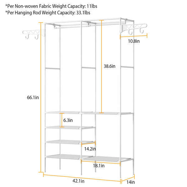 4-layer Shelf, Closet Organizer