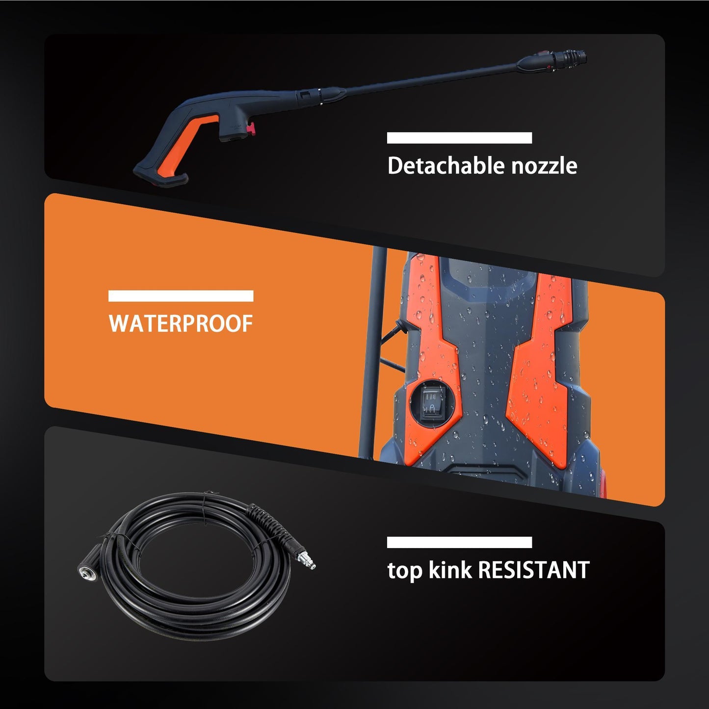 High-performance High-pressure Cleaner For Cars And Building Facades - Powerful Motor, Versatile Accessories, Environmentally Friendly Design