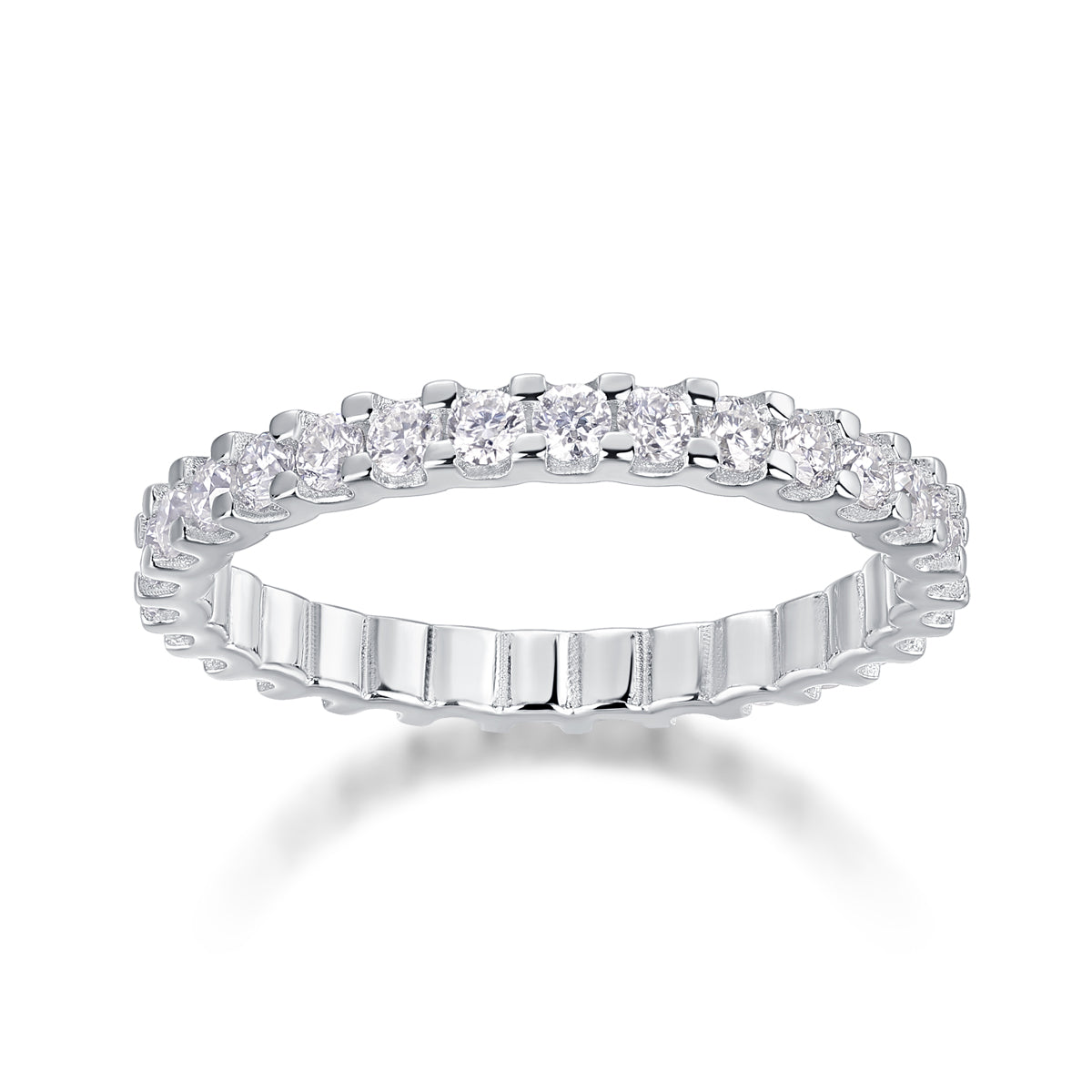 Wish Diamond Ring Luxury Fashion Set Moissanite Silver Ring