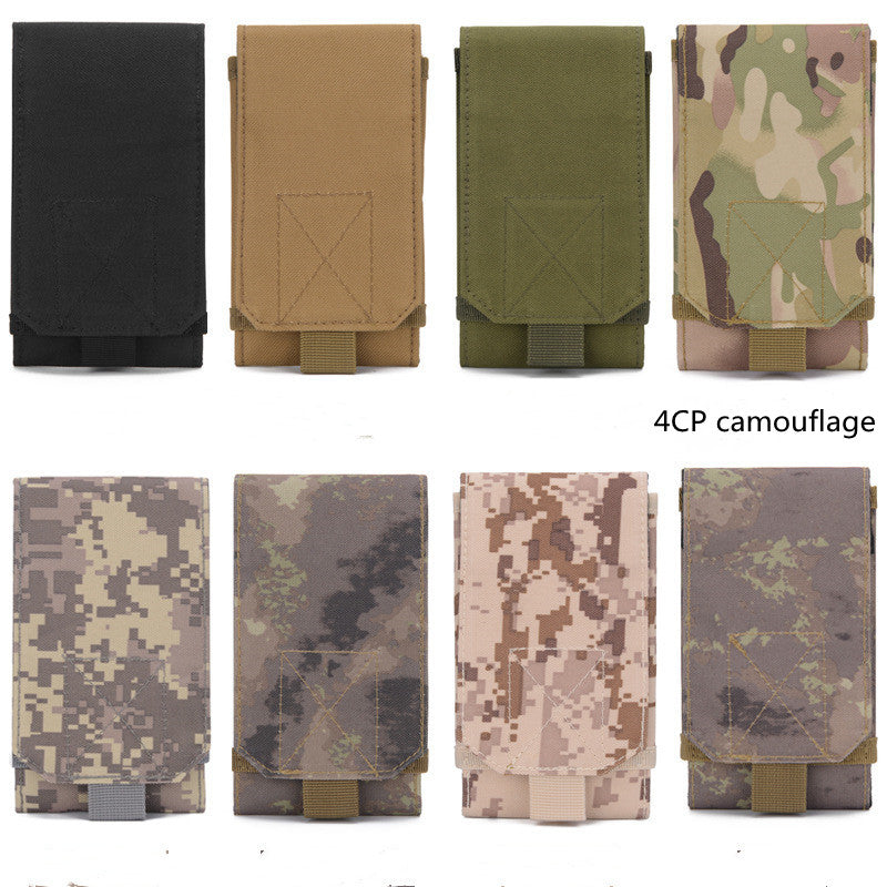 Molle Mobile Phone Bag Waist Bag Men's Sports Running Coin Purse Universal Multifunctional Vertical Belt Portable Wear Belt