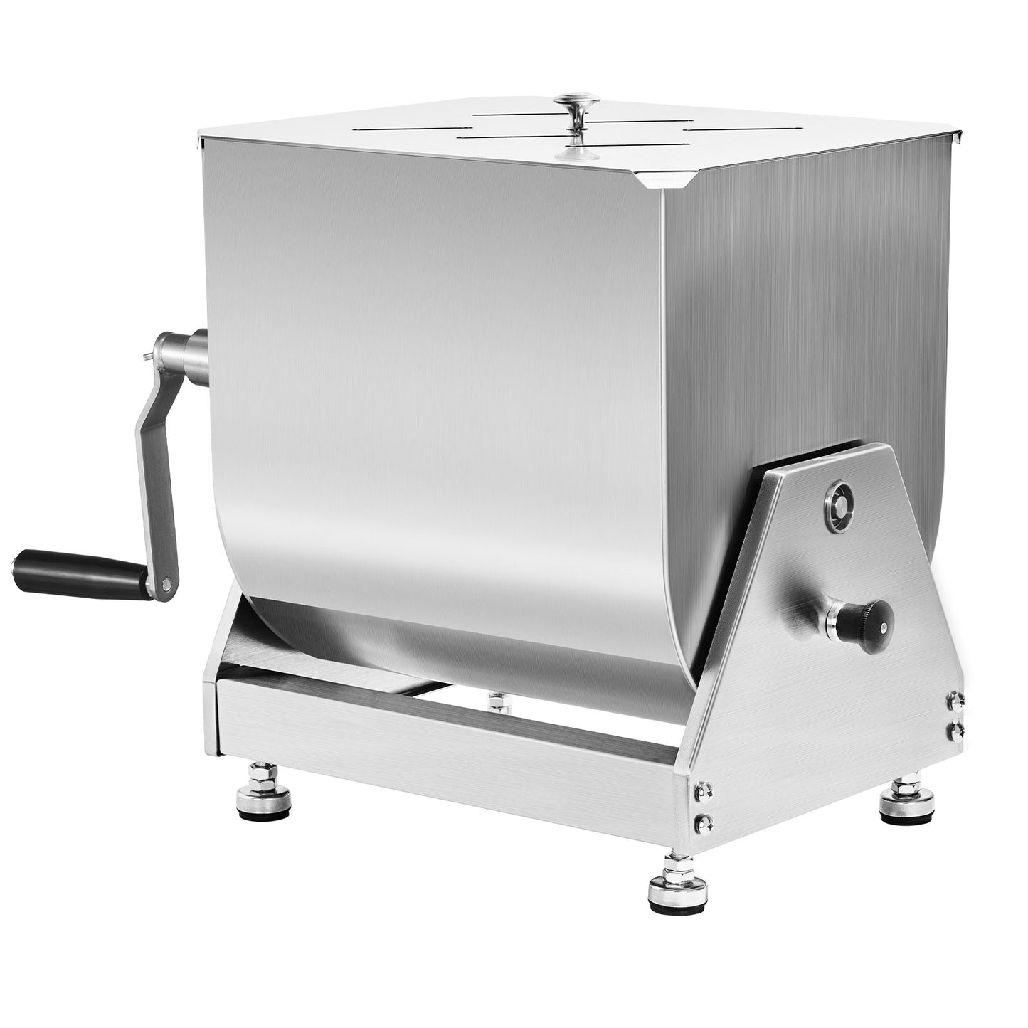 Manual Meat Mixer 15L Tilt Tank Mixing Max 15LB For Meat Sausage Mixer Machine