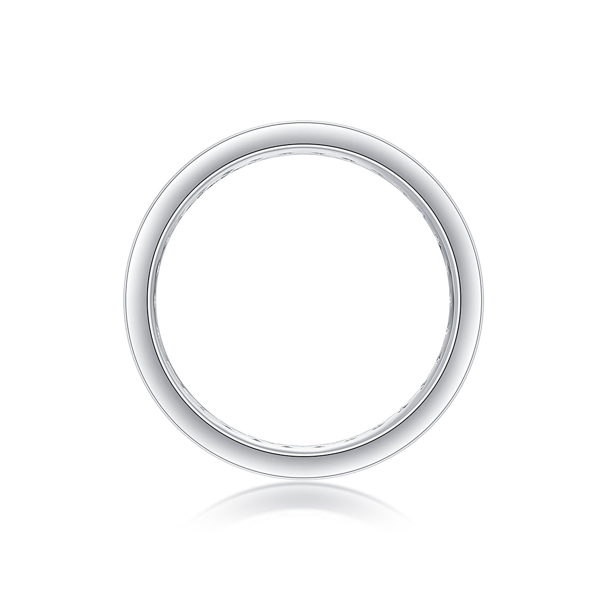 1Diamond Ring Luxury Fashion Set Moissanite Silver Ring Prohibit TikTok sales