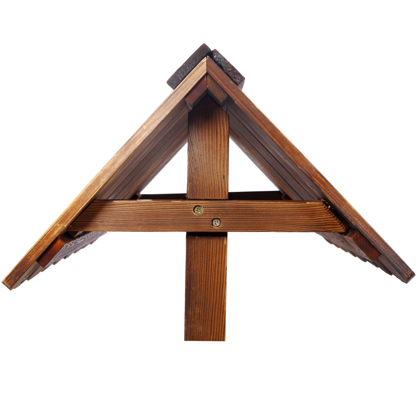 Rustic Wooden Wishing Well Planter Outdoor Home DEcor For Patio, Garden, Yard W Hanging Bucket