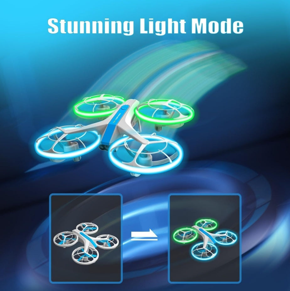 4DRC V33 RC Drone WIFI FPV 6K HD Dual Camera Selfie Quadcopter 360  Rolling Toy