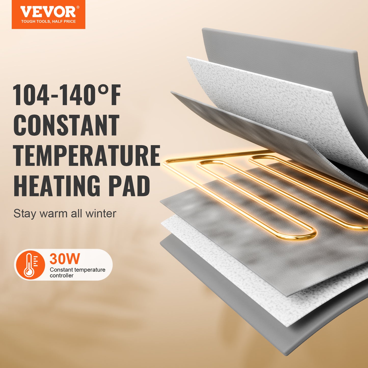 Elevated Heated Cat House Cuboid Kitty Shelter With Heated Pad Green M