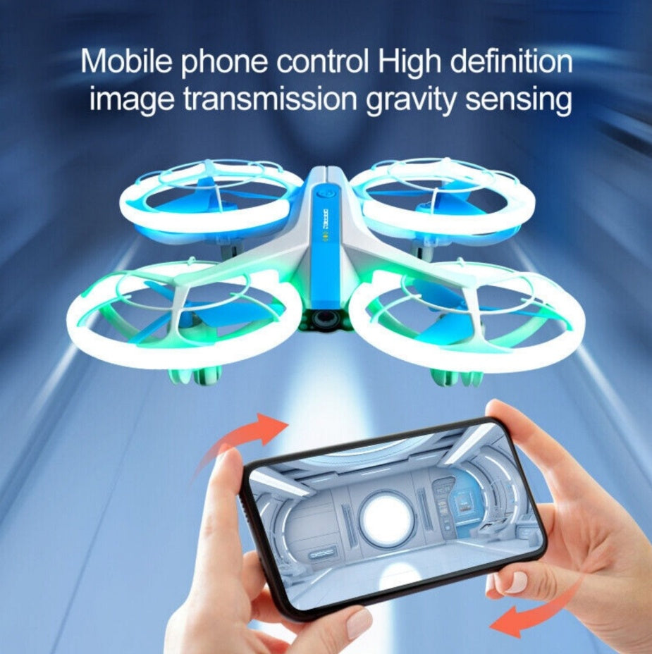 4DRC V33 RC Drone WIFI FPV 6K HD Dual Camera Selfie Quadcopter 360  Rolling Toy