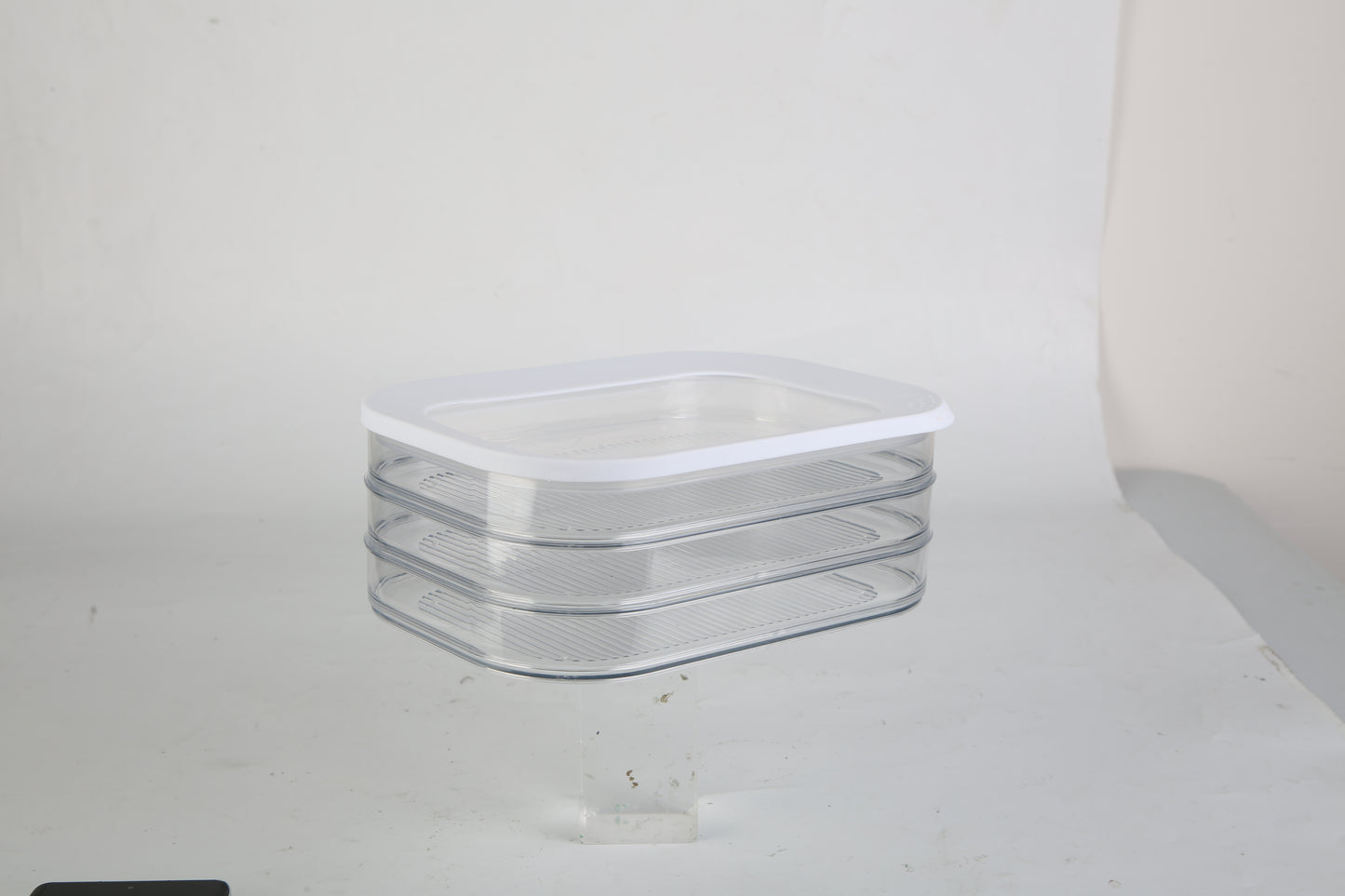 2Pcs Deli Meat Container With Lid For Fridge Stackable Bacon Container Clear Food Storage Box With Lid Meal Prep Container For Lunch Meat Salami Cold Nuts