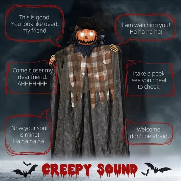 Halloween Decoration -Hanging Pumpkin Ghost
