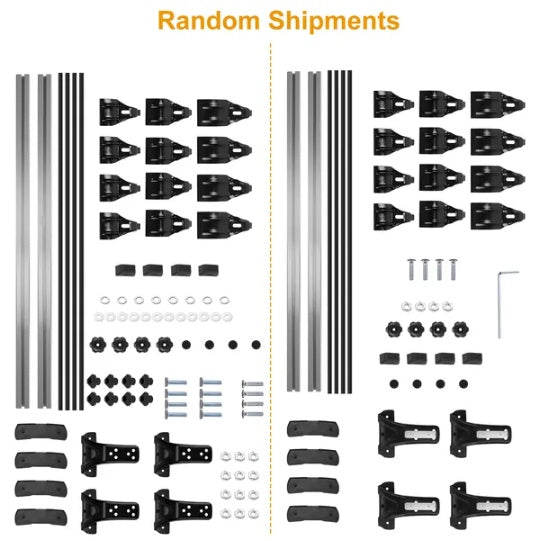 47.24in Universal Top Roof Rack Cross Bar Cargo Carrier Aluminum Crossbar Rack With 165LBS Capacity Fit For Most Vehicle Wagon Car Without Roof Side Rail