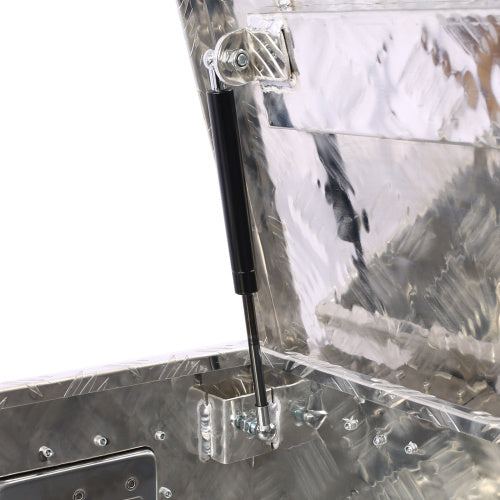 39inch Aluminum Tool Box ,heavy Duty Truck Bed Tool Box, outdoor Trailer Pickup Storage Tool Box,RV Storage Organizer,underbody Box W Lock Keys,silver 39x13x10inch