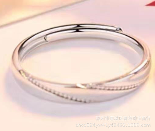 SterlingSilver Jewelry  Jewelry Couple Ring Female Wedding Ring Pair Ring