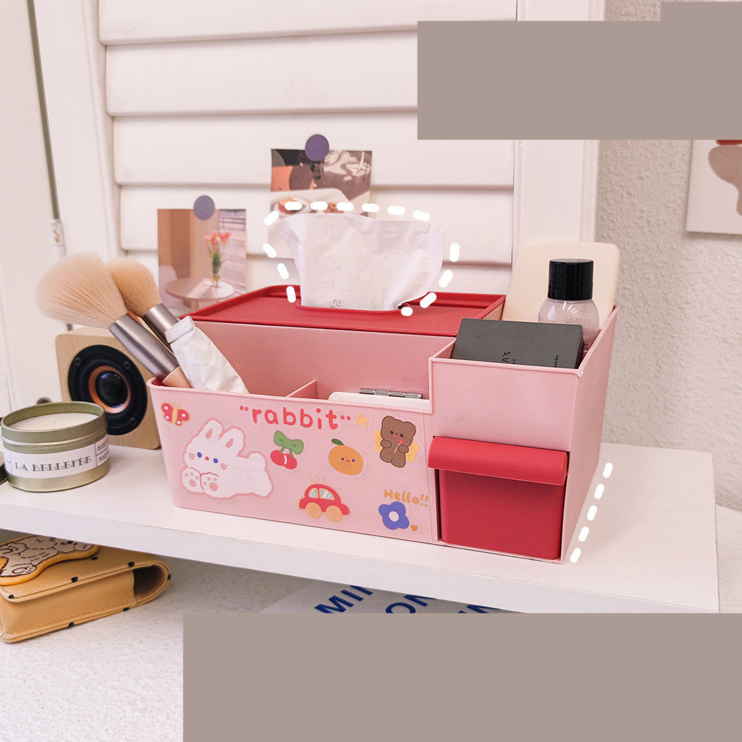 Yilan Simple Desktop Storage Box Creative Tissue Duxer Box