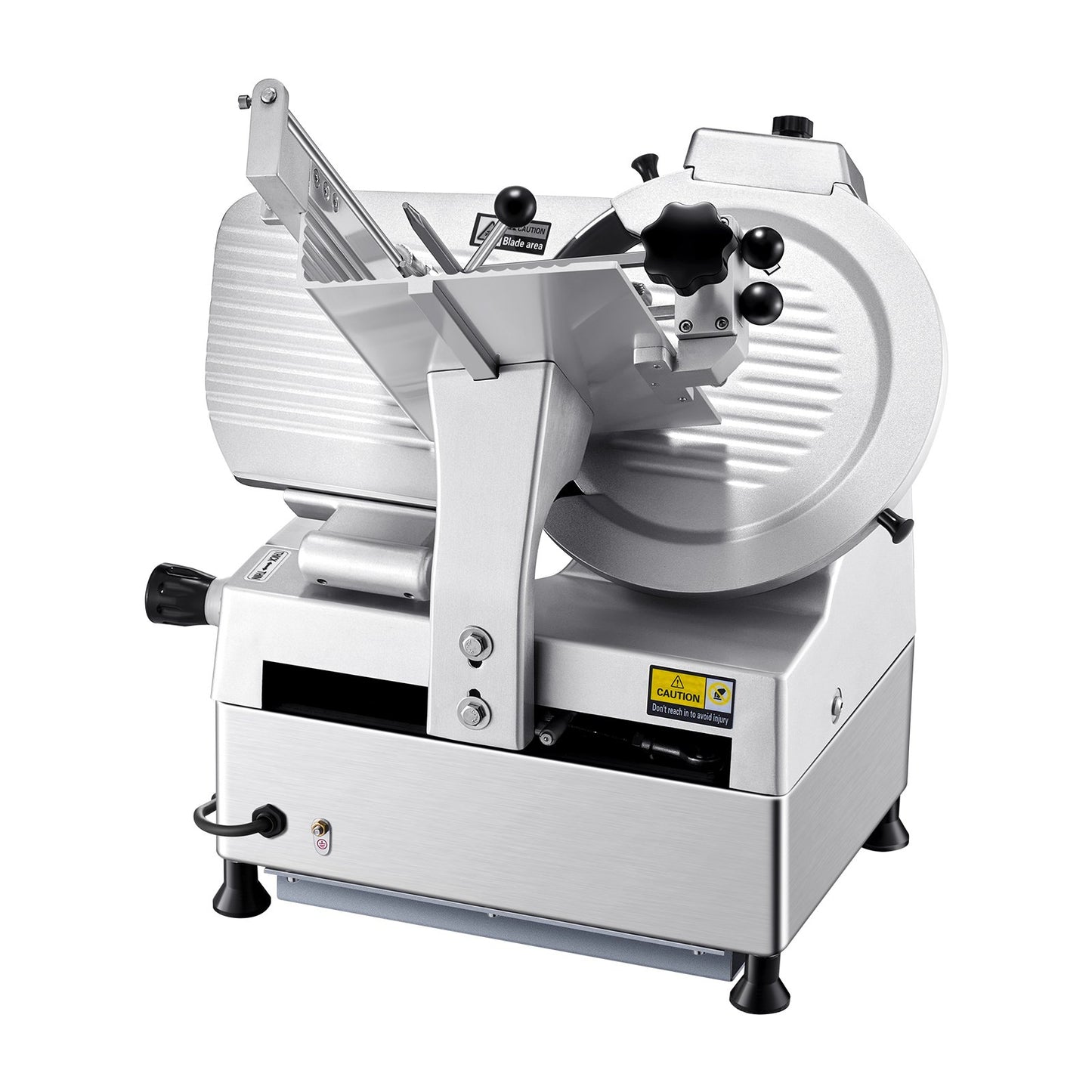 Meat Slicer 550W 12" Electric Deli Food Slicer For Frozen Meat Bread Cheese