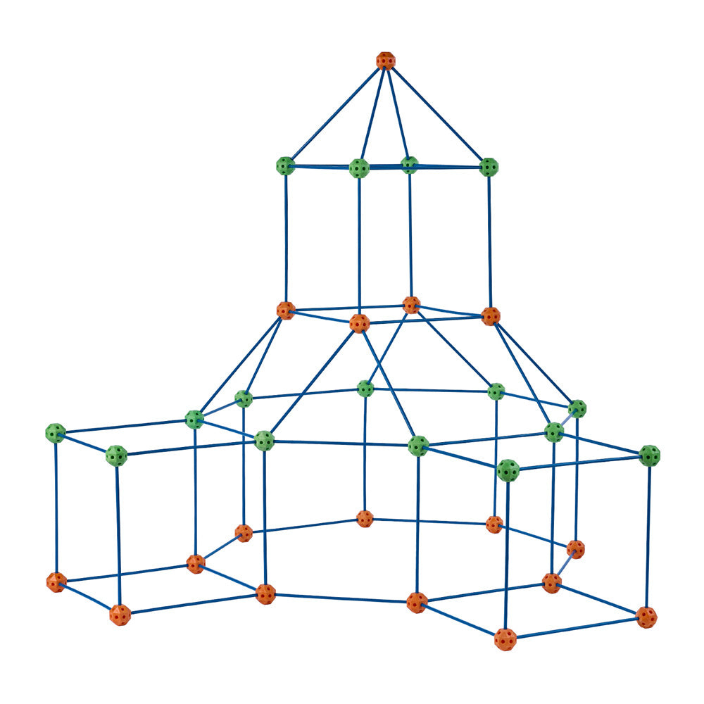 VEVOR Tent Fort Building Kit For Kids STEM Construction Toy Set Castle 120PCS