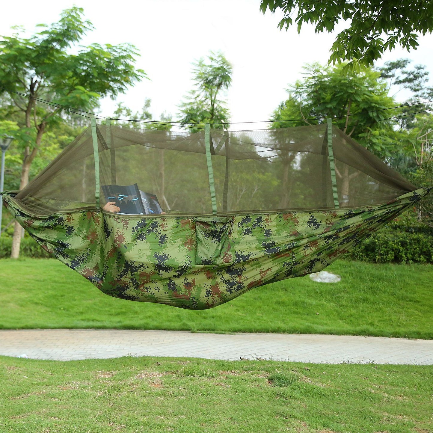Camping Hammock, Portable Double Hammock With Net
