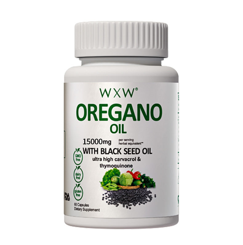 Oregano Oil with Black Seed Oil Capsules